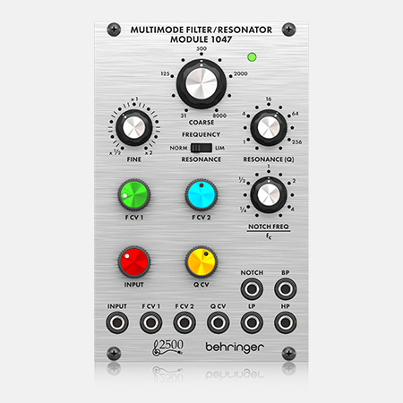 Behringer SERGES マルチモードフィルター Behringer | Product | MULTIMODE FILTER / RESONATOR MODULE 1047